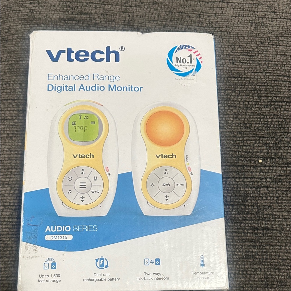 VTech Yellow Enhanced Range Digital Audio Monitor